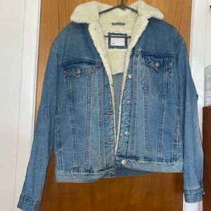 ASOS sherpa denim jacket